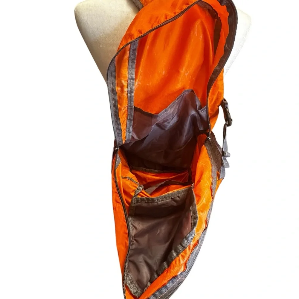 Olar Hike Orange & Gray Backpack, Durable Fabric, Padded Straps perfect 4 hiking
